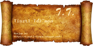 Tisztl Tímea névjegykártya